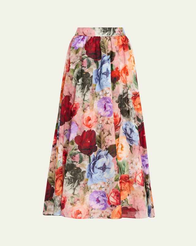 Nilda Floral Maxi Skirt
